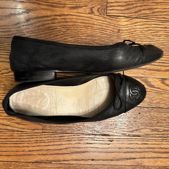 Chanel Ballet Flats size 7 - Picture 2 of 2